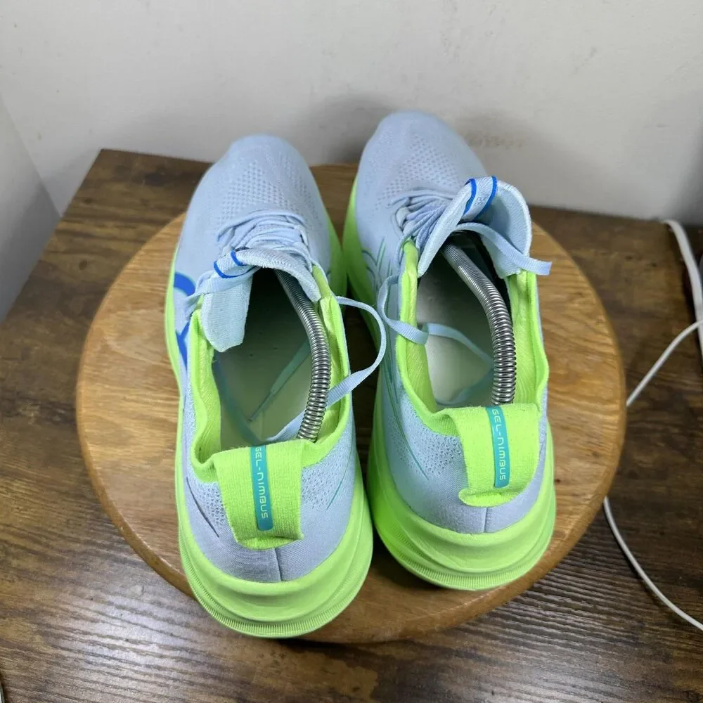 Asics Gel-Nimbus 25 Shoes Mens Size 11.5 Blue Green Running PureGEL 1011B847_4